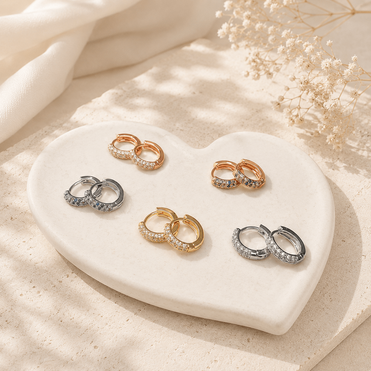 Aretes Aura Mini - AretesPlateado VERYSA