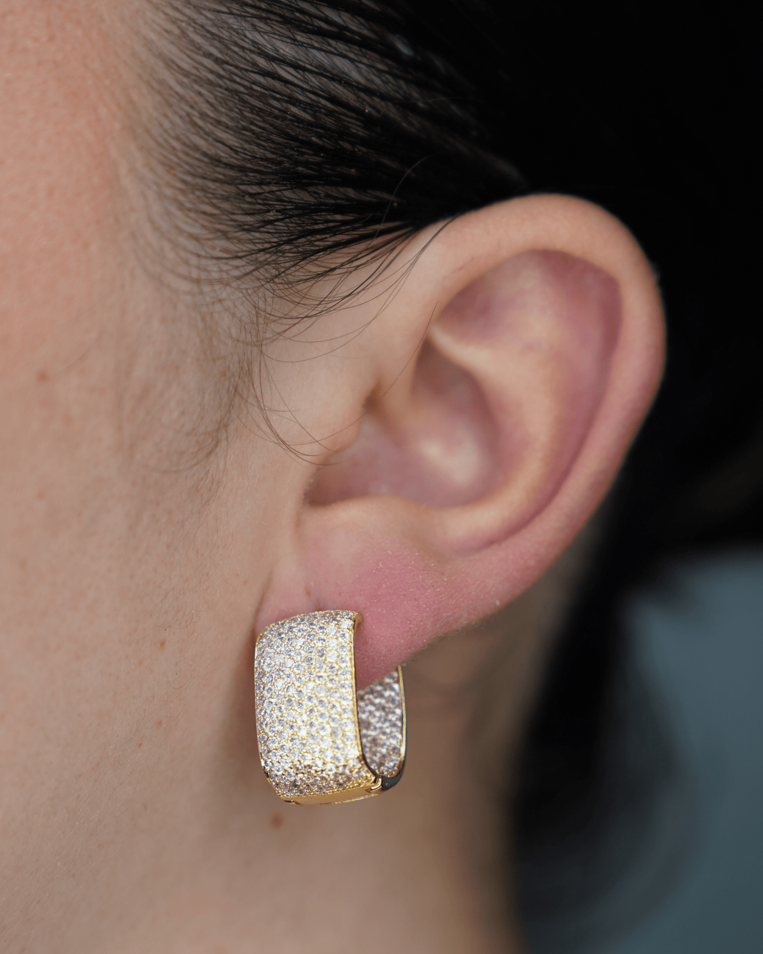 Aretes Bold Shine - AretesDorado VERYSA