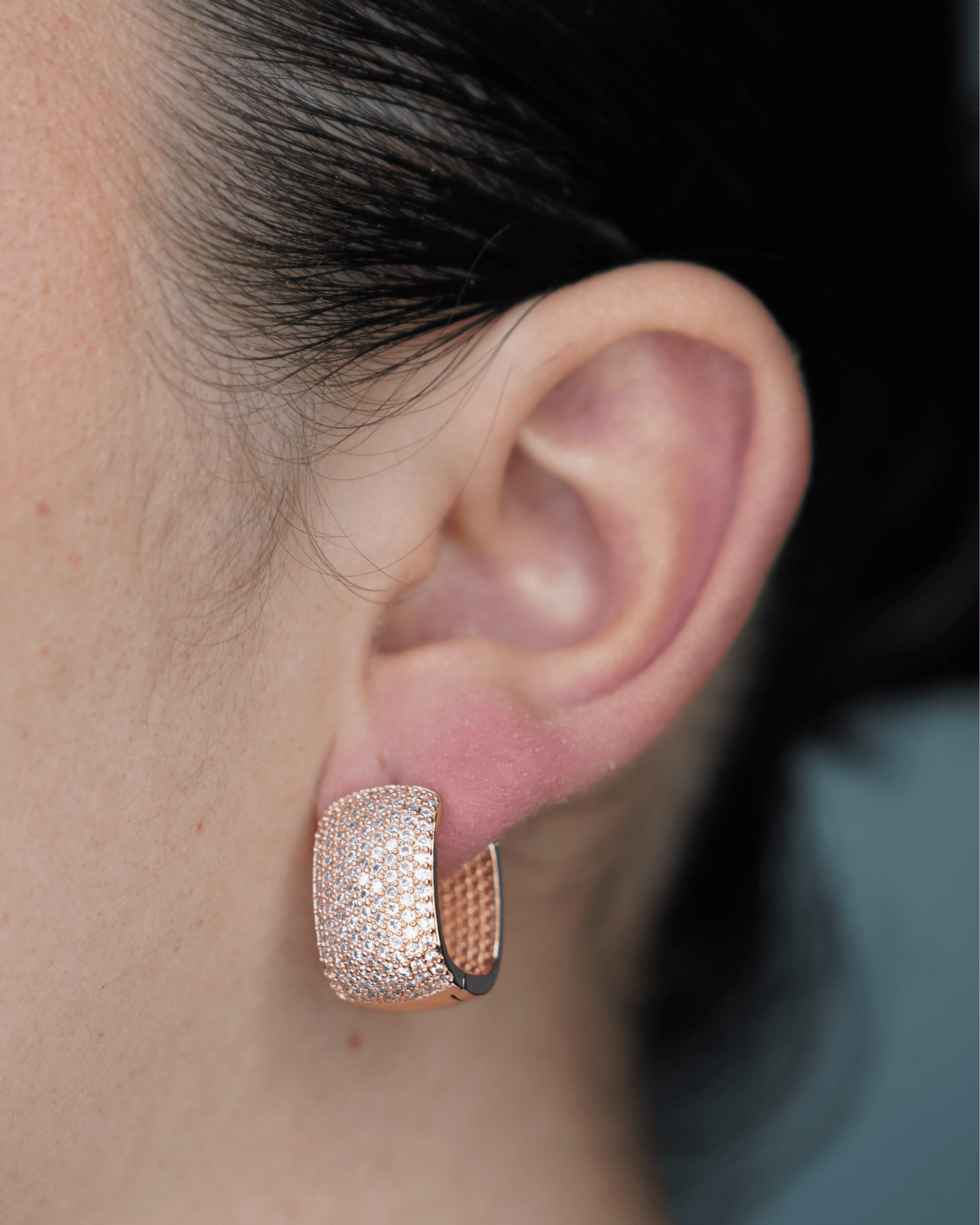 Aretes Bold Shine - AretesOro rosa VERYSA