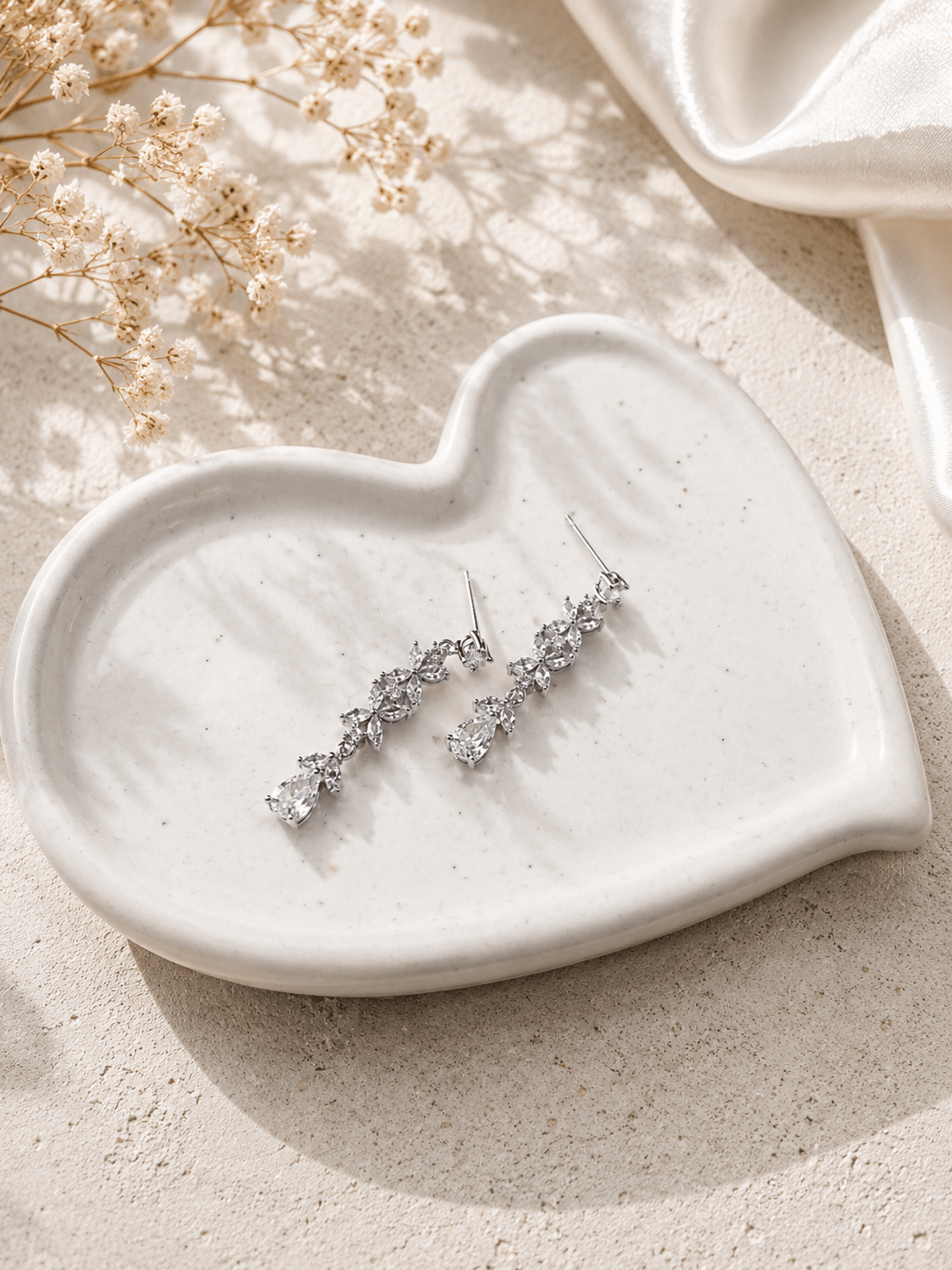 Aretes Celeste Drops - AretesPlateado VERYSA