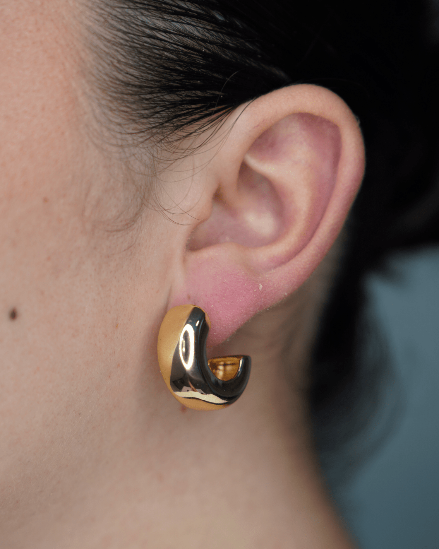 Aretes Moon Bold - AretesDorado VERYSA