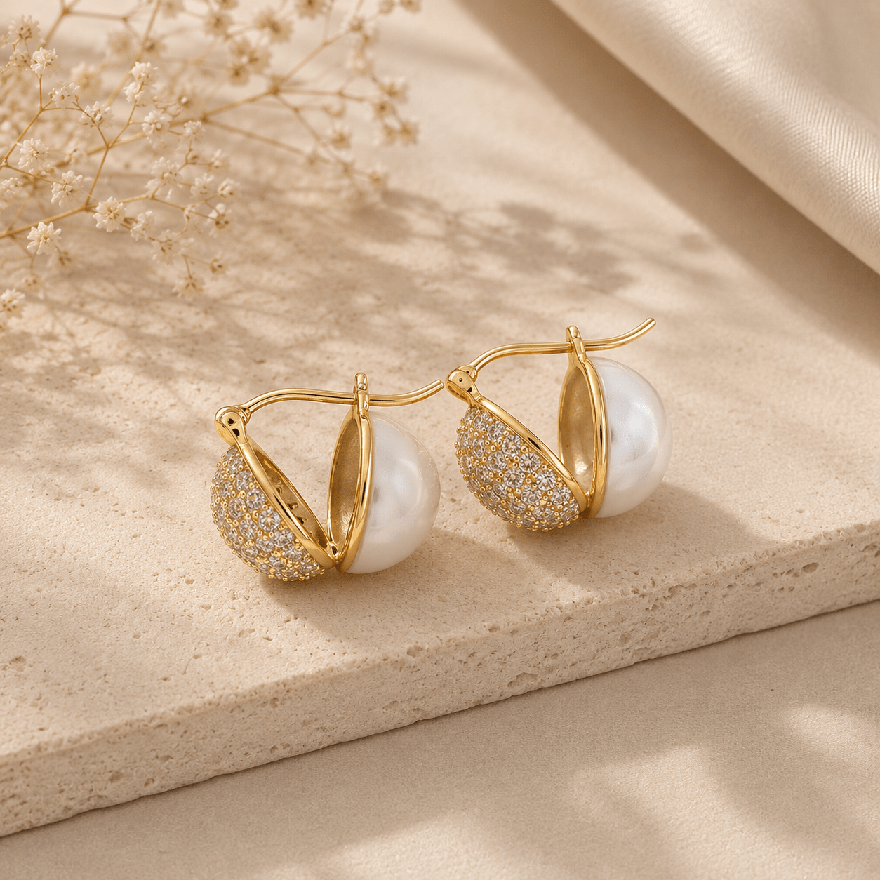 Aretes Perla Éclat -Aretes VERYSA