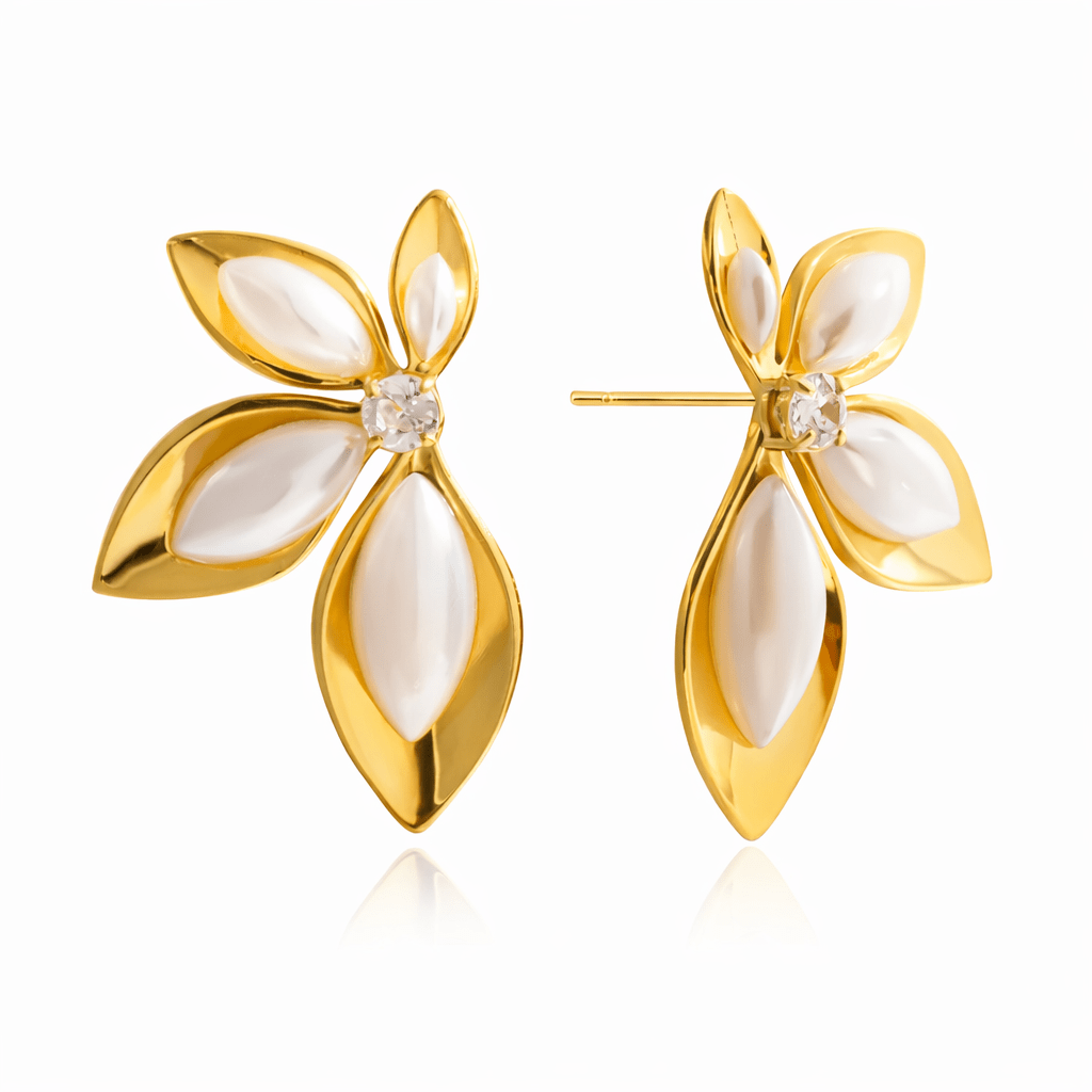 Aretes Petal Perla - Aretes VERYSA