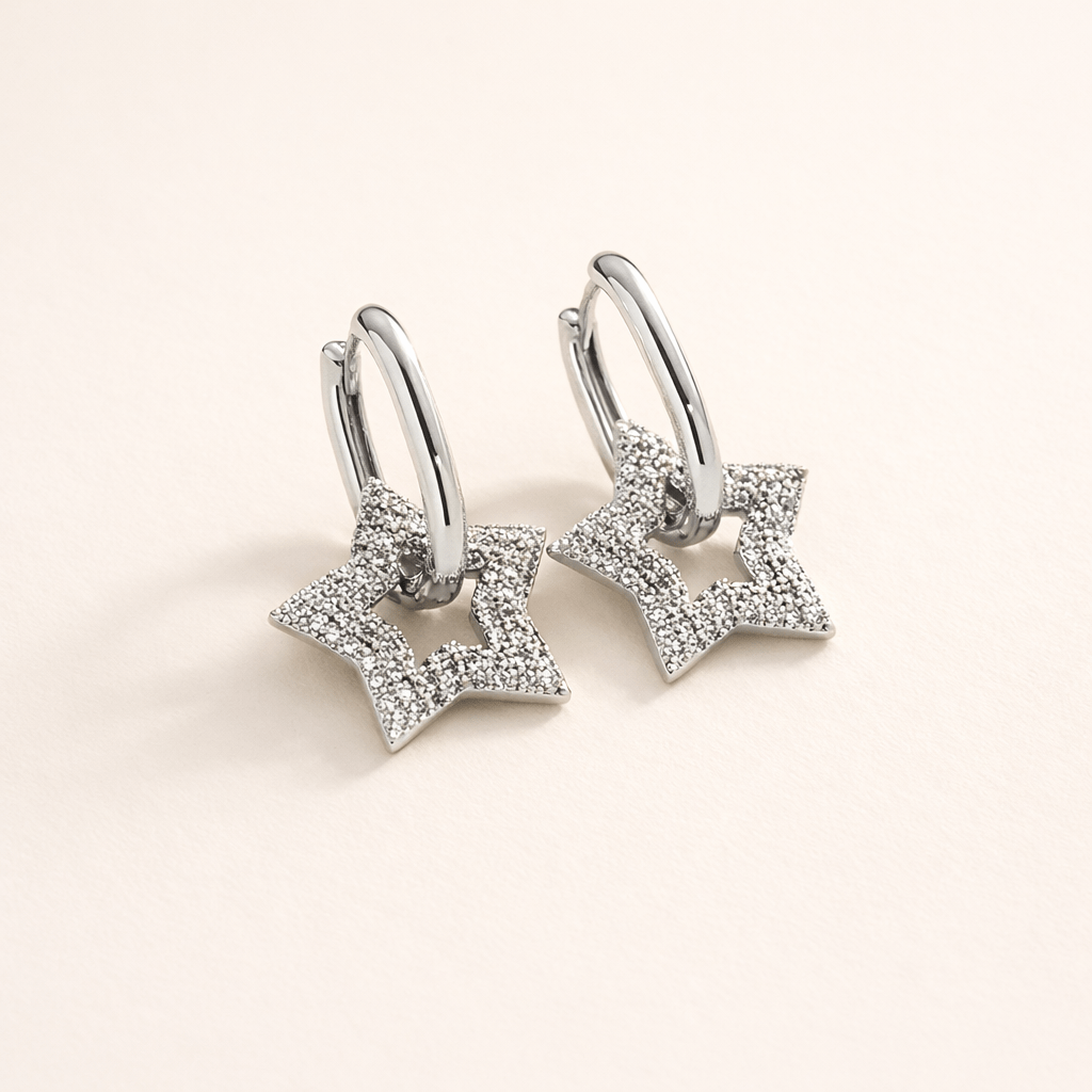 Aretes Star Lumi - AretesPlateado VERYSA