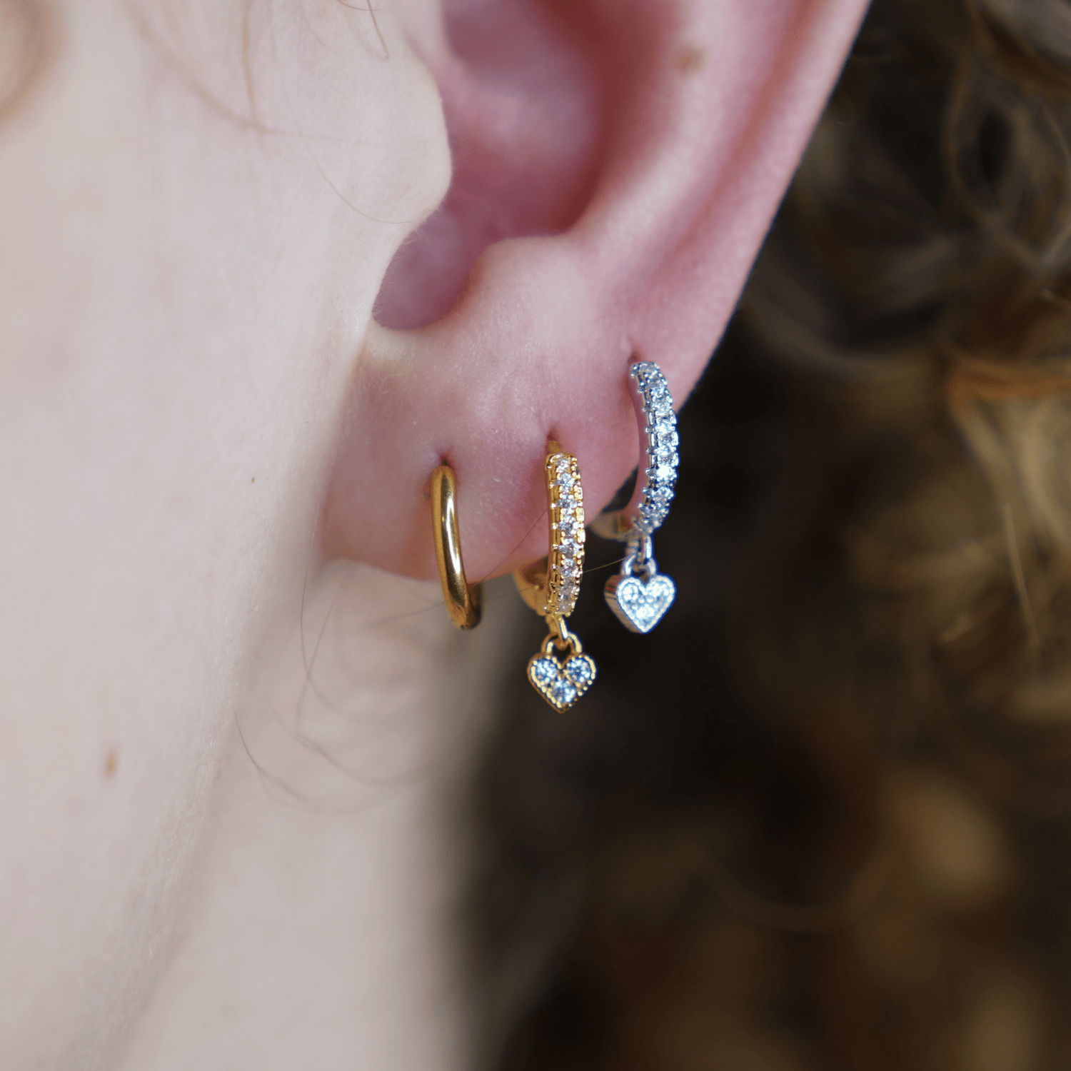 Arracada Piercing Corazón - PiercingsPlateado VERYSA