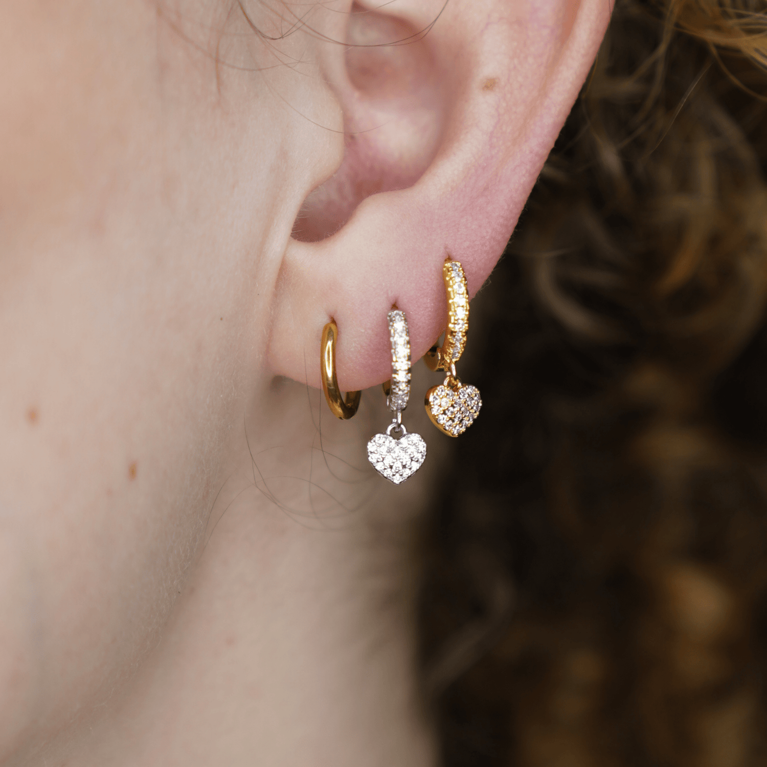 Arracada Piercing Corazón - PiercingsPlateado VERYSA