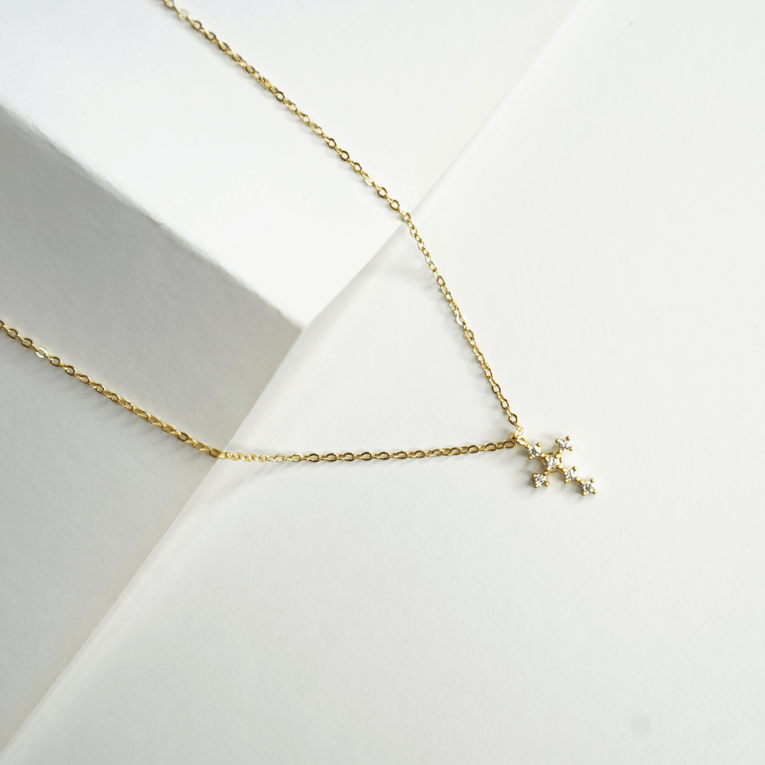 Collar Mini Cruz Plata .925 - CollaresDorado VERYSA