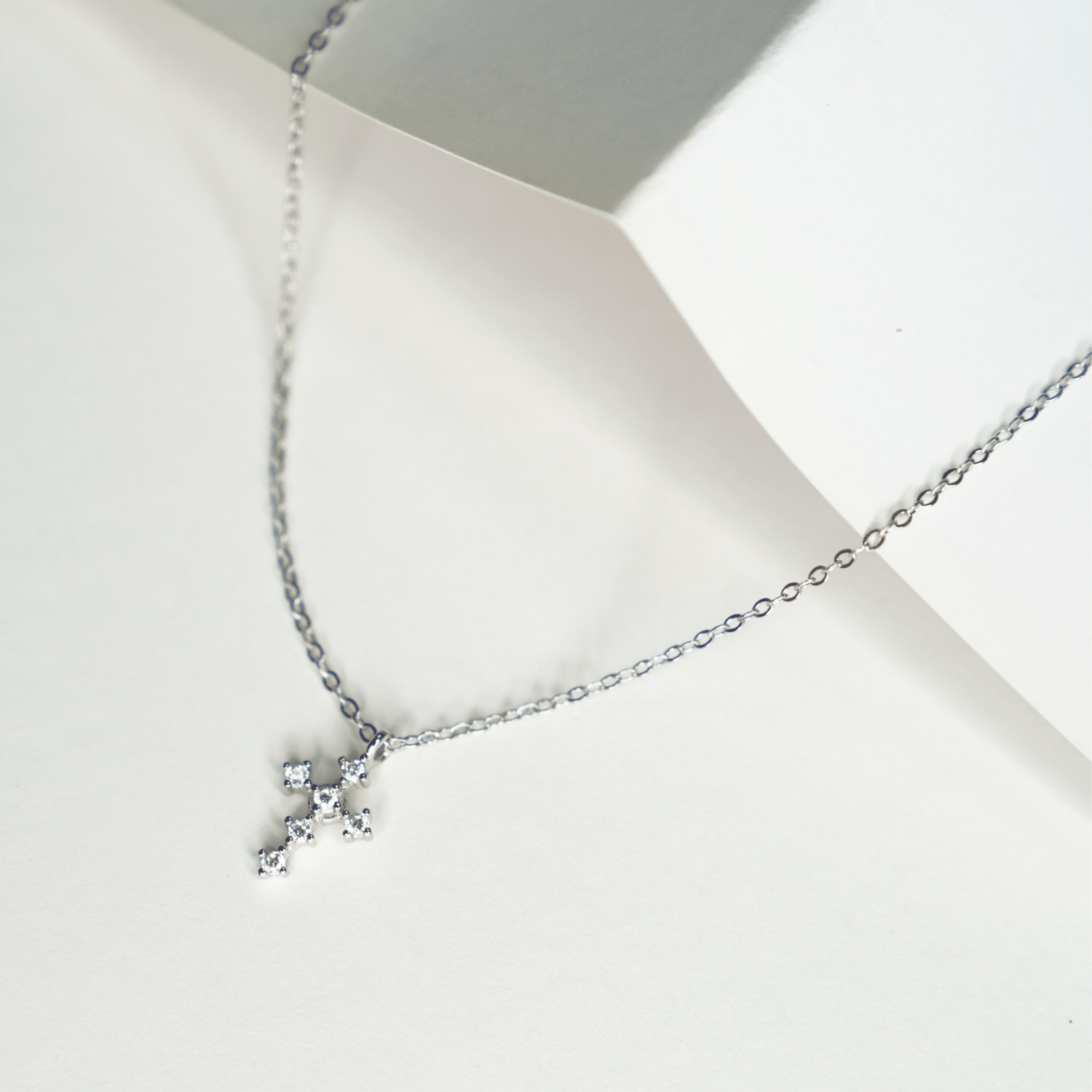 Collar Mini Cruz Plata .925 - CollaresPlateado VERYSA