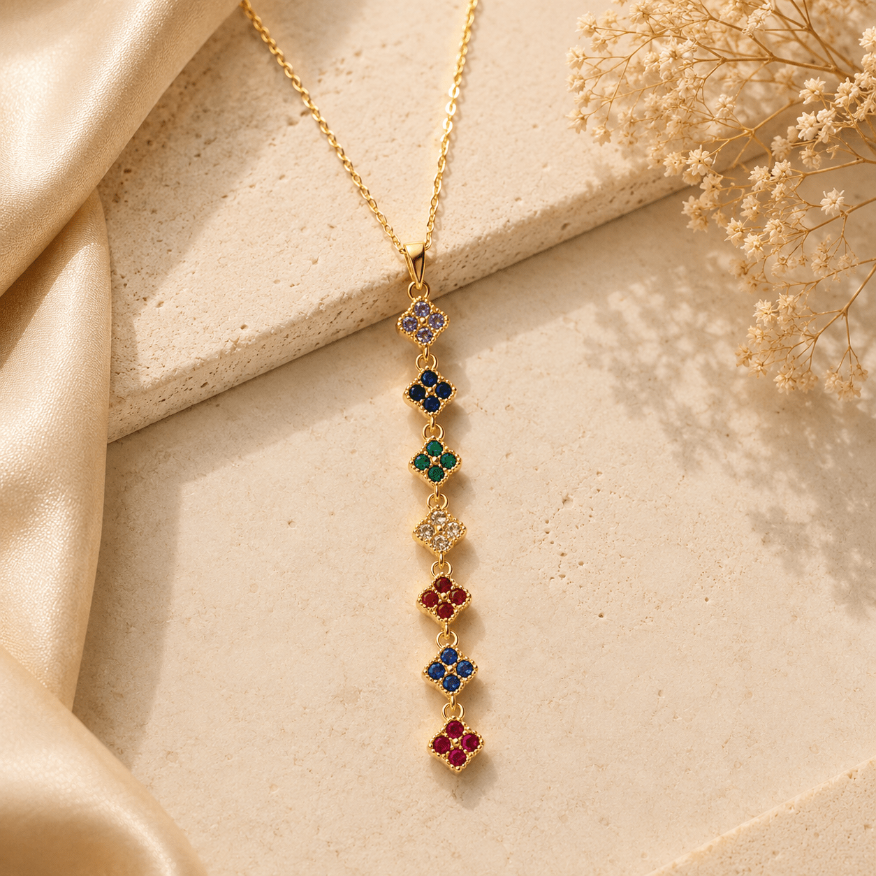 Collar Prisma -CollaresDorado VERYSA