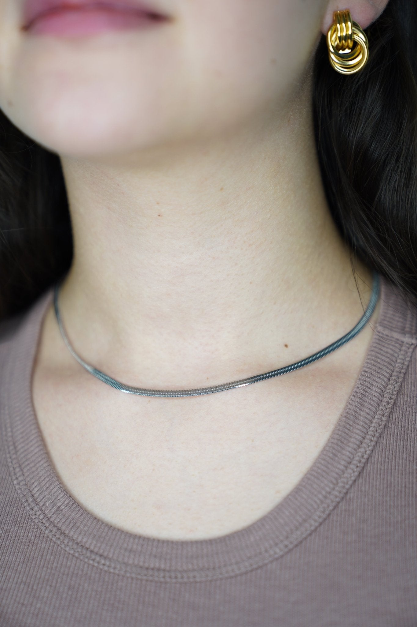 Collar Snake Mini - CollaresPlateado VERYSA