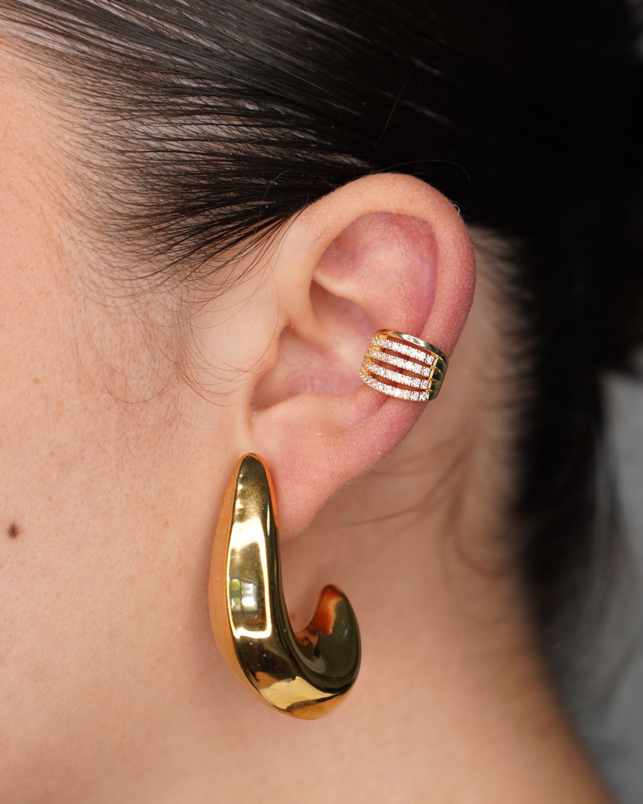 Ear Cuff Lines - AretesDorado VERYSA