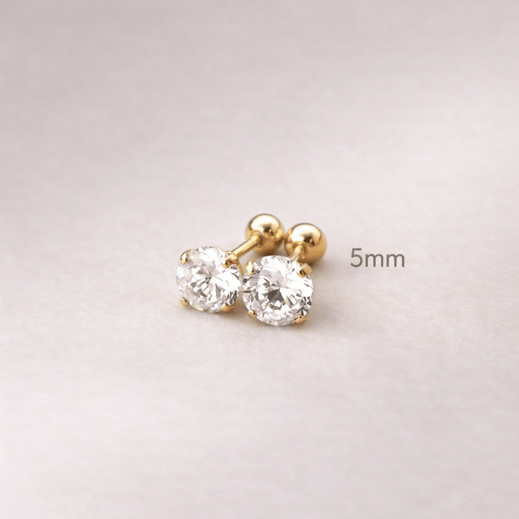 Piercing Zirconia Clásico - Dorado VERYSA