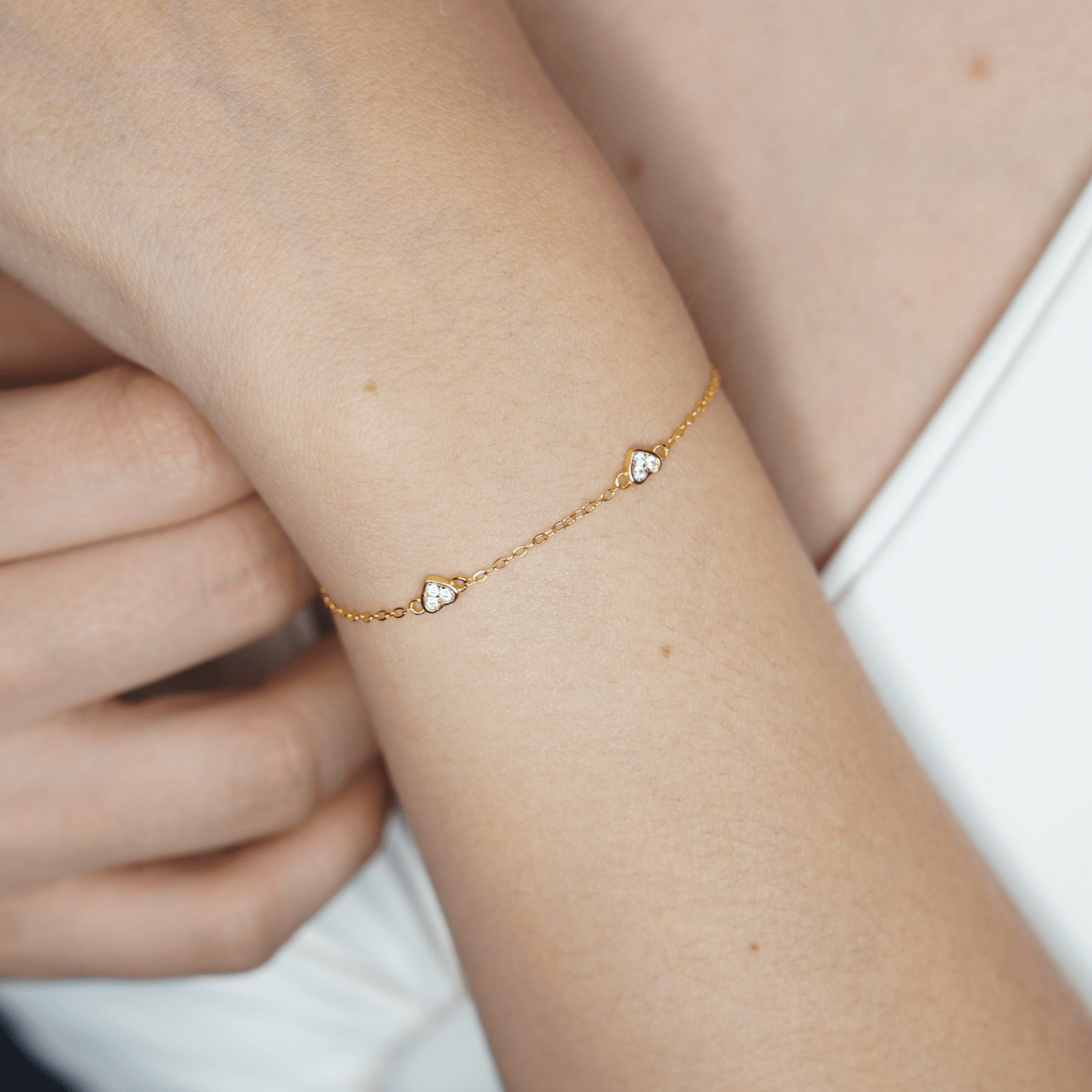 Pulsera Corazones Plata .925 - Brazaletes VERYSA