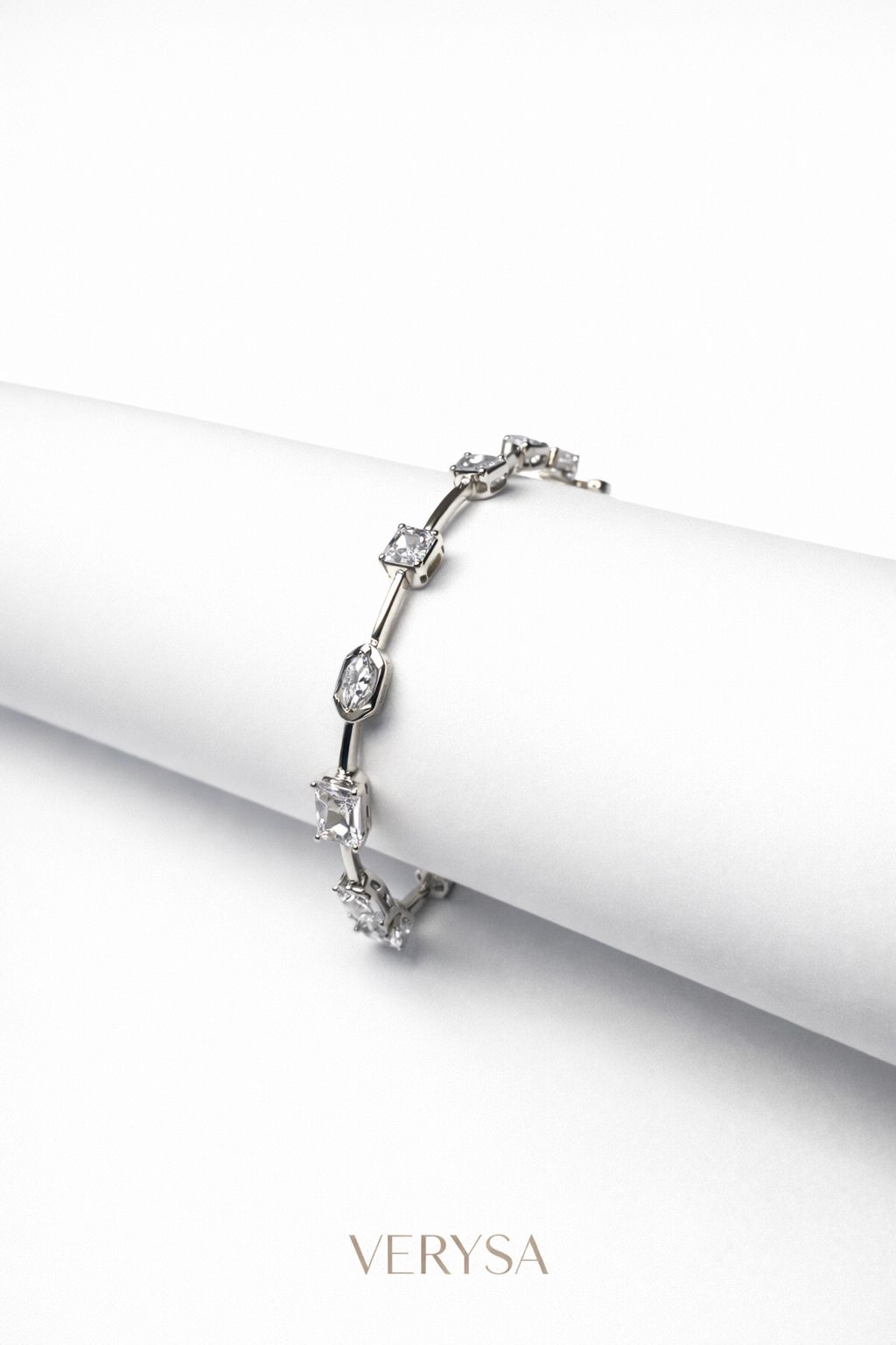 Pulsera Vera - BrazaletesPlateado Rodio VERYSA