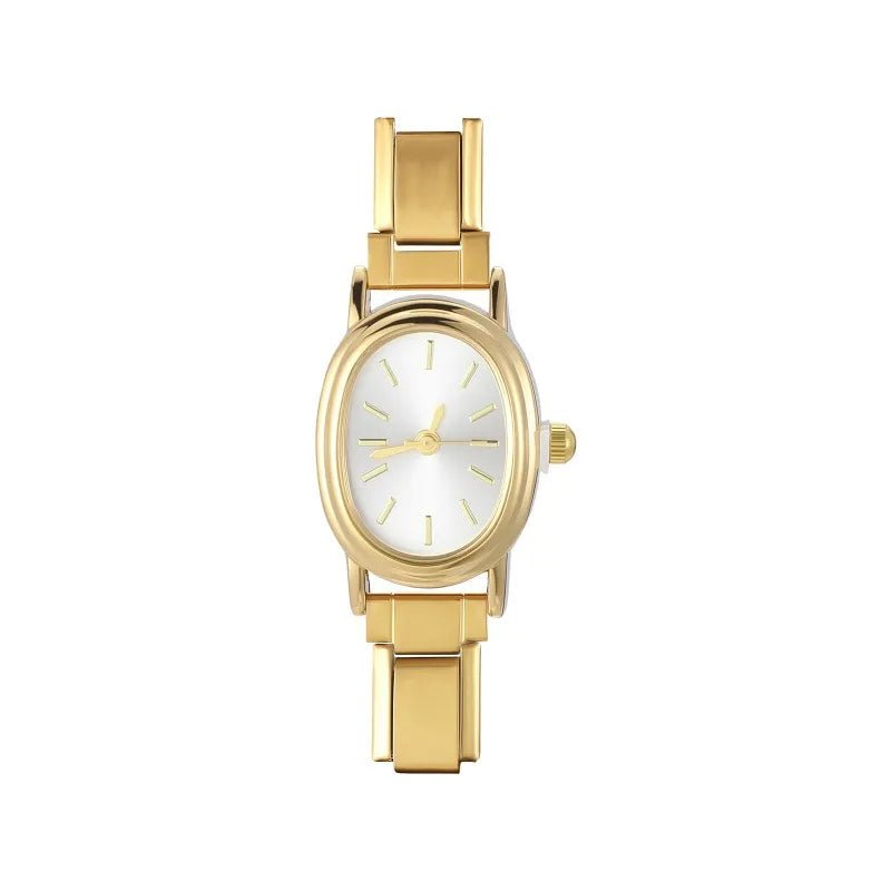 Reloj Oval Éclat - BrazaletesDorado VERYSA