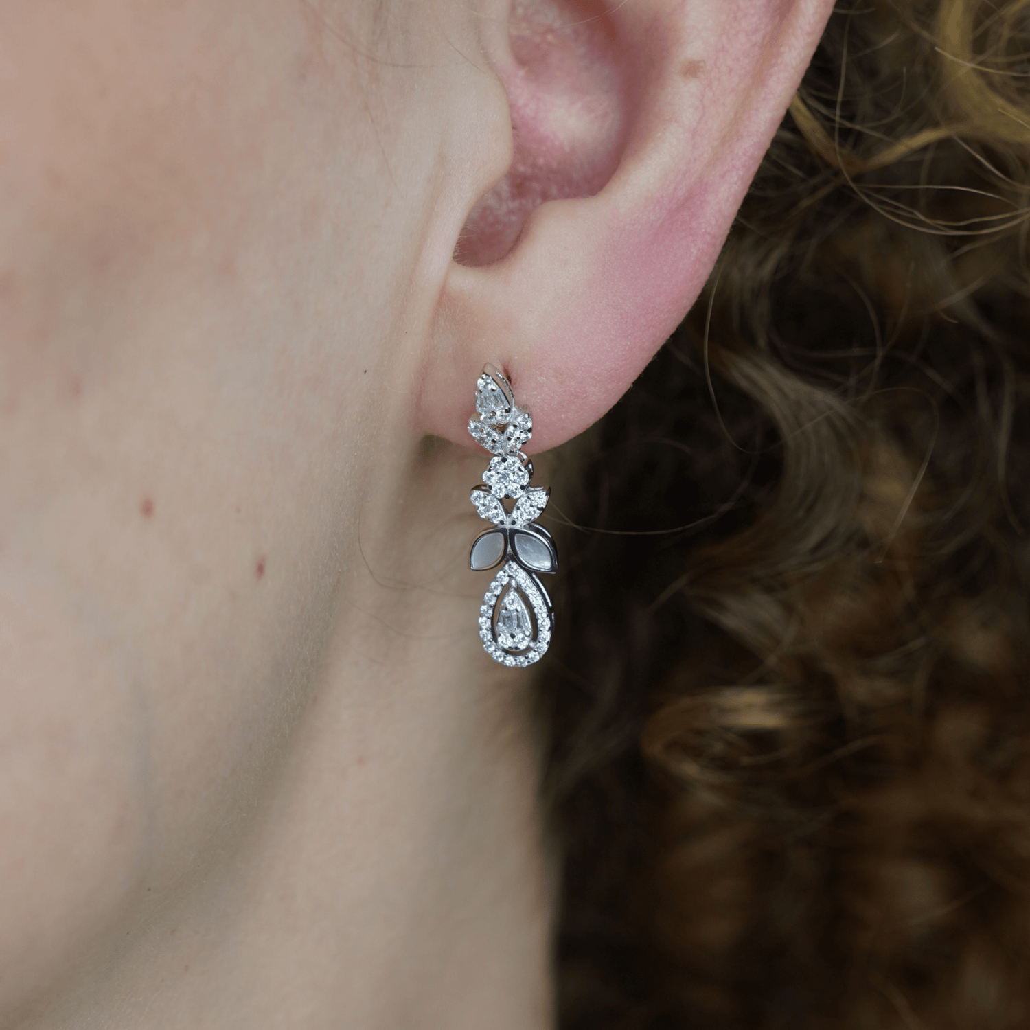 Set Jardin de Gala en Plata .925 Rodizada - Set VERYSA